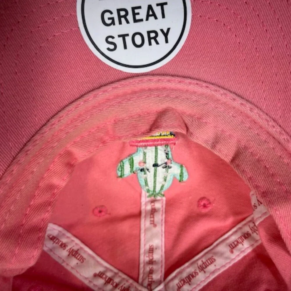 Simply Be-you-tiful Distressed Cotton Cactus Adjustable Hat Baseball Cap